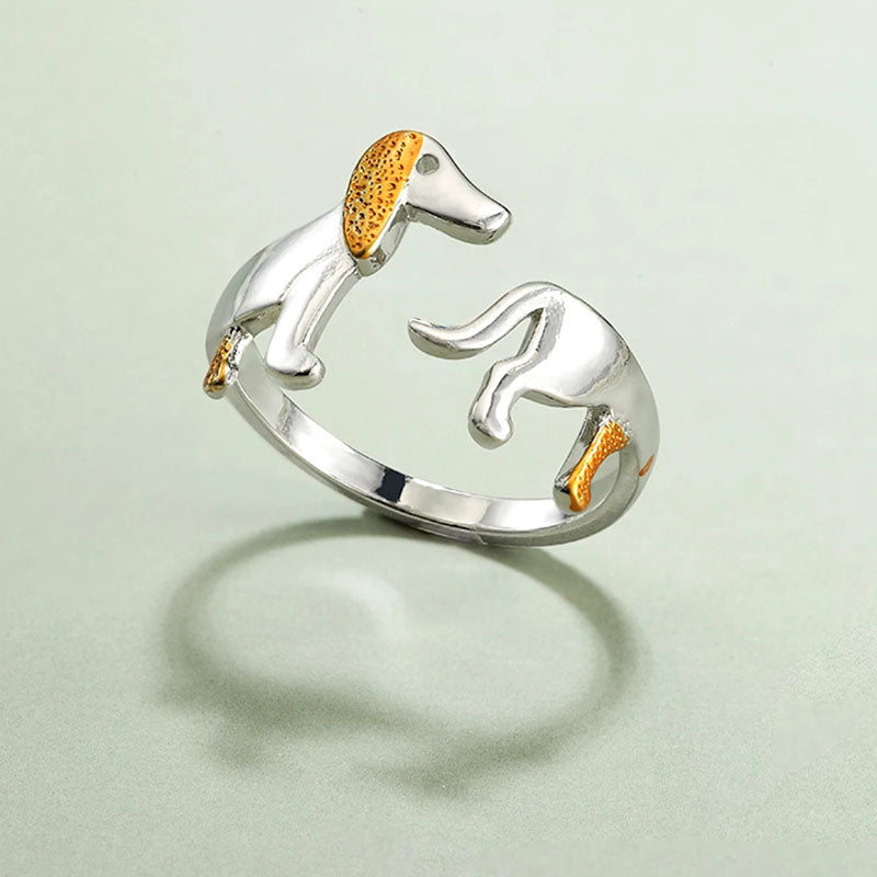 Pure Unconditional Love Sausage Dog Ring