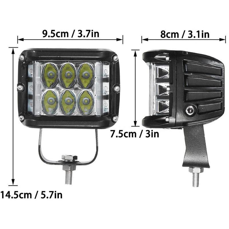 Dual Side Shooter Dual Color Strobe Cree Pods