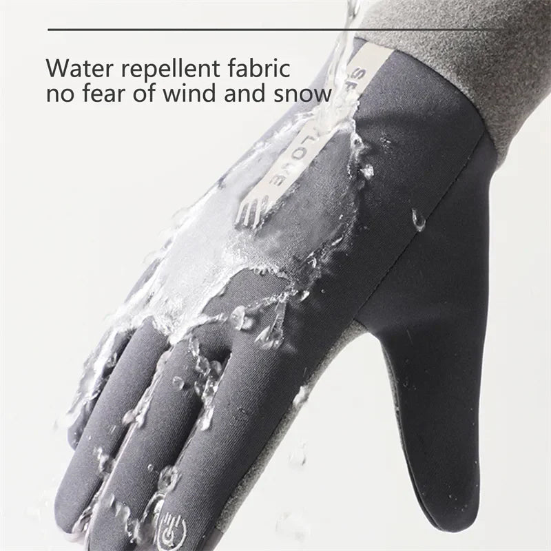 Waterproof Finger Touch Screen Non-Slip Cold Resistant Gloves