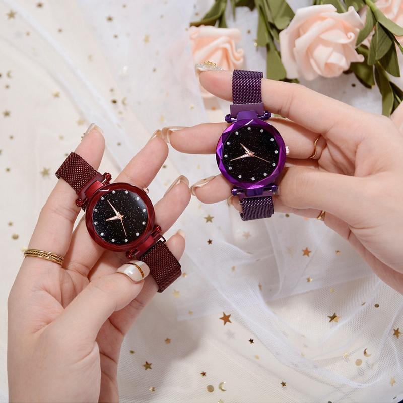 Waterproof Starry Sky Girl Wristwatch