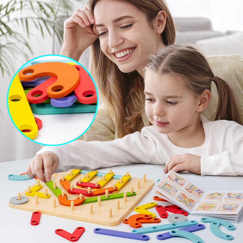 Montessori Pegboard Puzzle