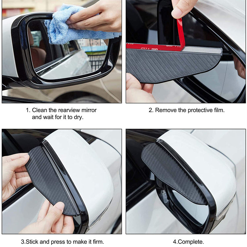 Rear View Car Mirror Rain Cover (1 pair)