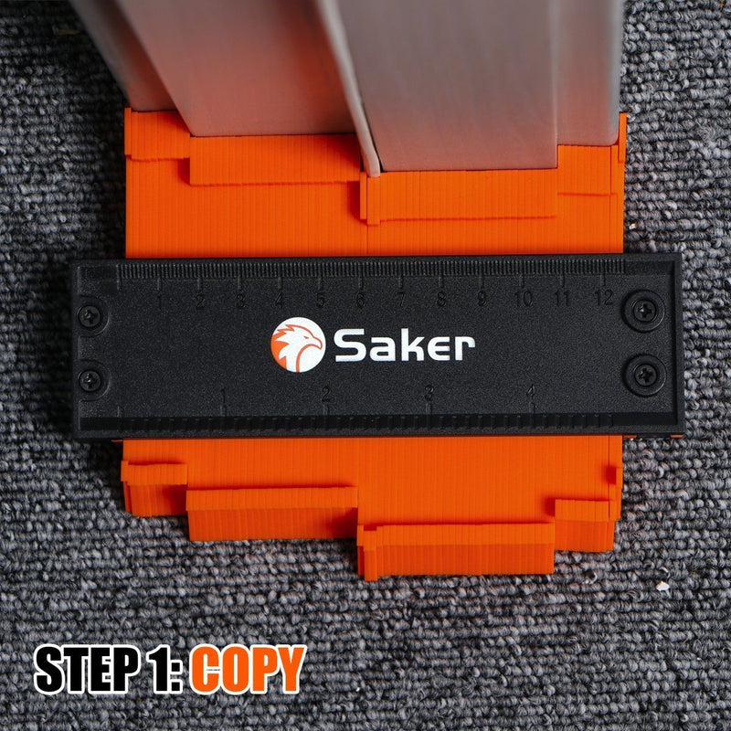 Saker® Contour Gauge Profile Tool -Precisely Copy Irregular Shape Duplicator