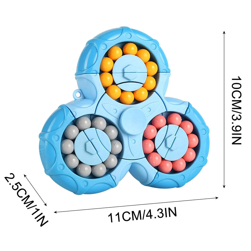 Six-sided Rotating Fingertip Rubik's Cube