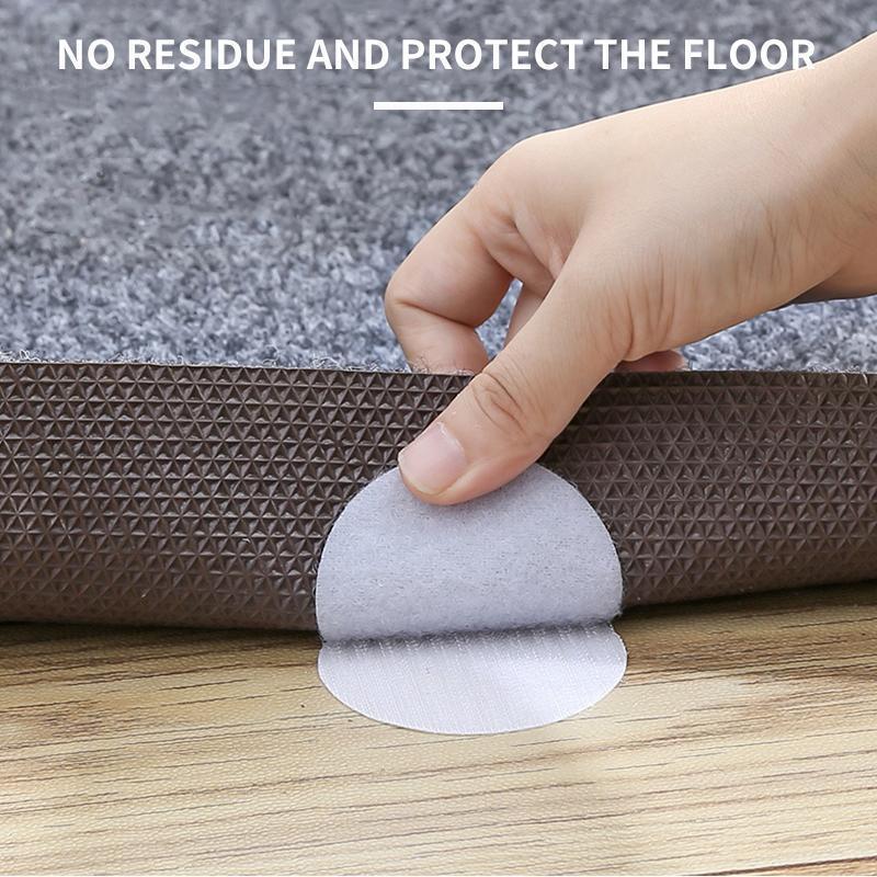 Rug Anchors Carpet Non-Slip Hook and Loop（5 pairs / box）