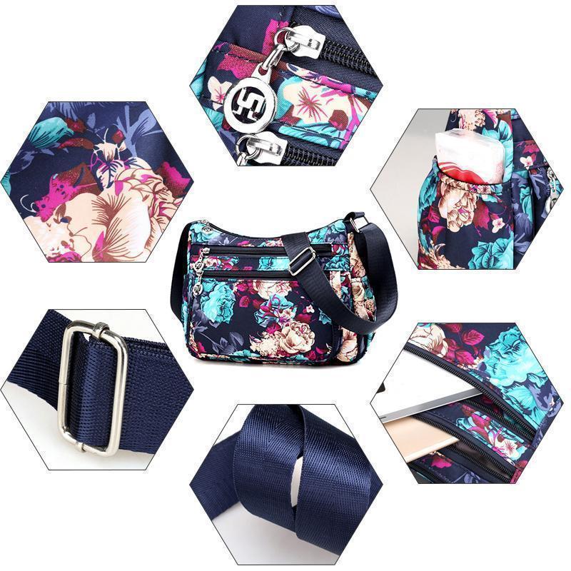 Floral Large Capacity Shoulder Bag