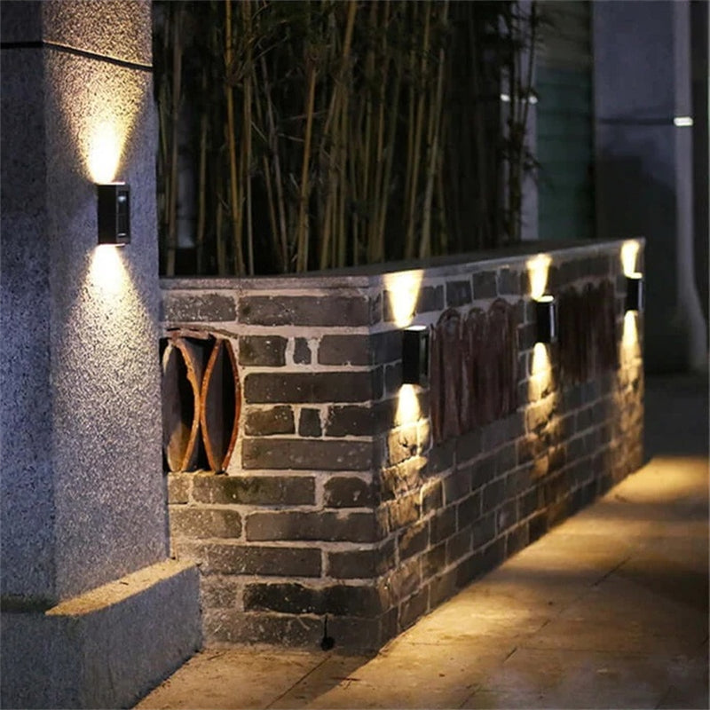 Waterproof Solar Powered Outdoor Patio Wall Decor Light