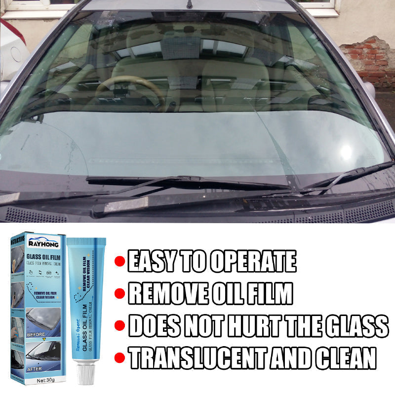 🎊BIG SALE🎊 Car Glass Oil Film Cleaner ♻Safety and Long-term Protection♻