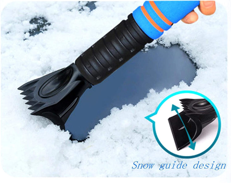 Adjustable Car Ice Scraper With Glove