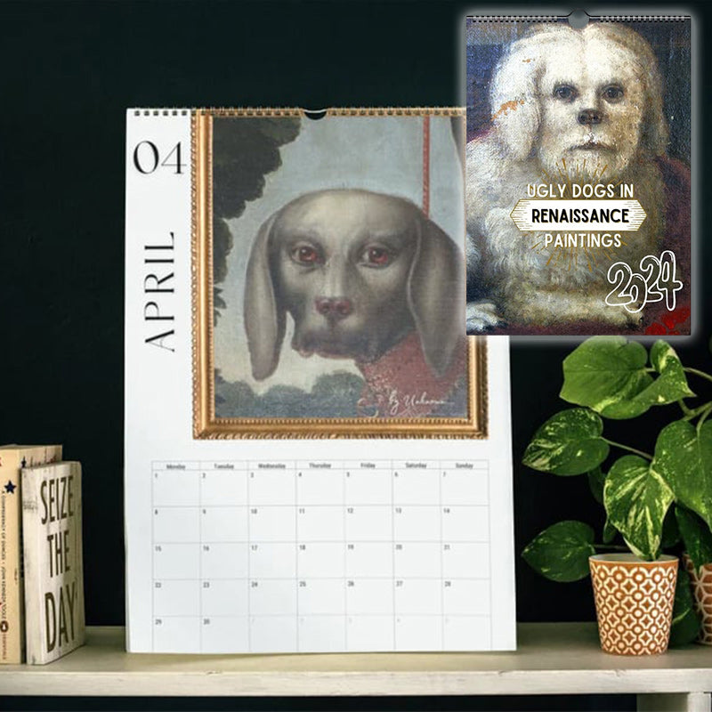 2024 Renaissance Painting Ugly Dogs Monthly Calendar Dolphome   Fm1 D56f96e7 34ce 44c0 A7fc 7c51a4de0e38 800x 