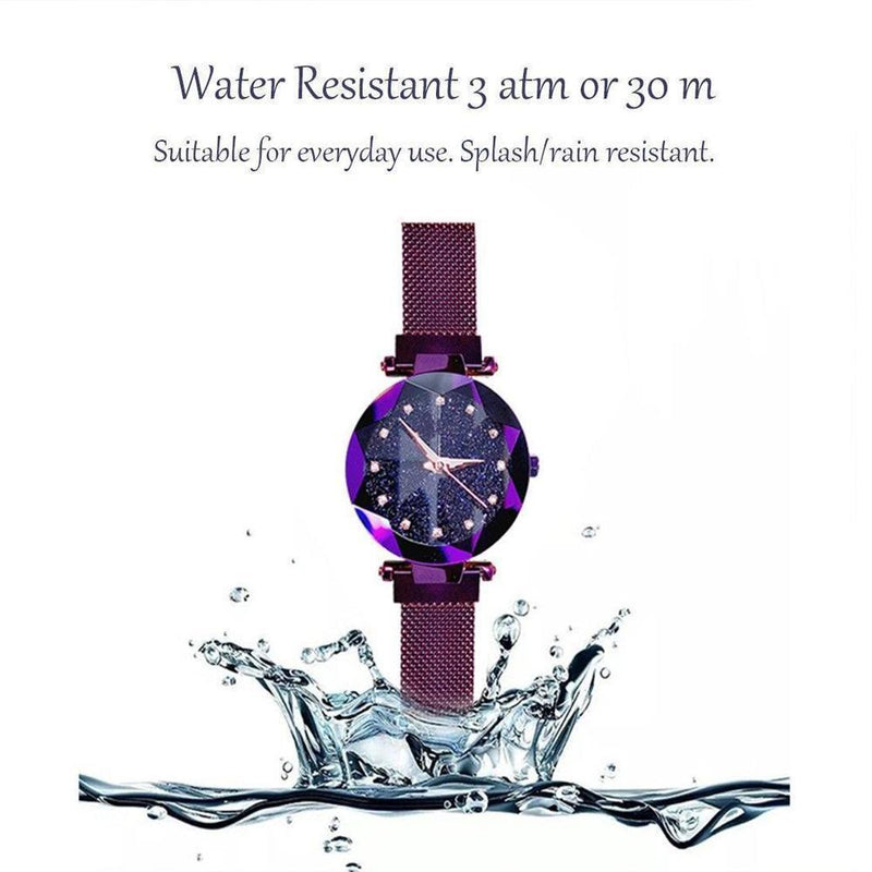 Waterproof Starry Sky Girl Wristwatch