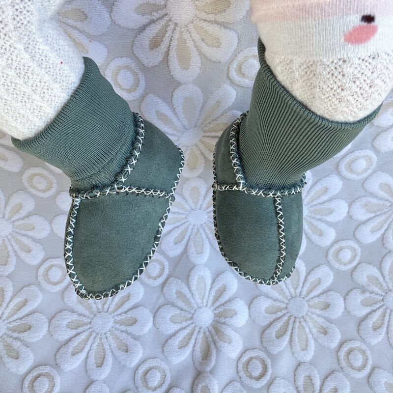 Warm Fur Baby Sock Shoes