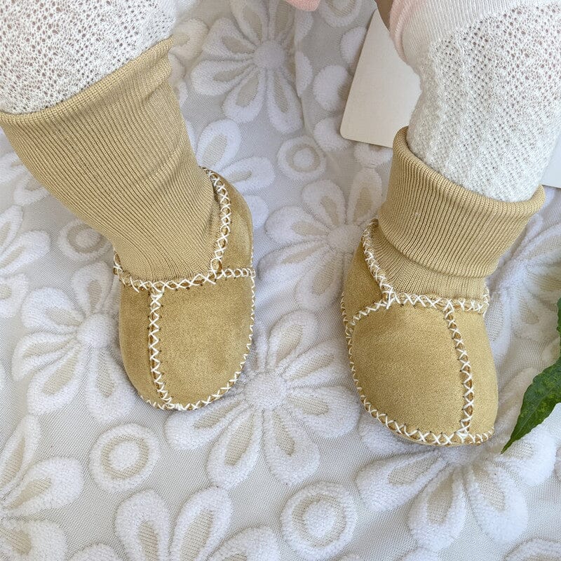 Warm Fur Baby Sock Shoes